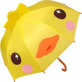 ÖRDEK KARAKTERLİ FİGÜRLÜ KIZ ERKEK ÇOCUK ŞEMSİYE HEDİYELİK UFAK BOY ÜÇ BOYUTLU thumbnail 1