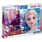 Clementoni 20164 Disney Frozen 2 Mücevher Yapboz, 104 Parça - 1