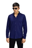 Erkek Spor Jakarlı Uzun Kol Gömlek R6530 BGL-ST03205 thumbnail 3