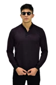 Erkek Polo Yaka Sweatshirt R2255 BGL-ST03201 thumbnail 5