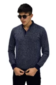 Erkek Polo Yaka Sweatshirt R2255 BGL-ST03201 thumbnail 4