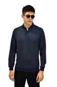 Erkek Polo Yaka Sweatshirt R2255 BGL-ST03201 thumbnail 3