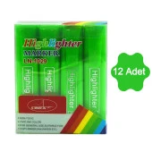 Gen-Of Fosforlu Kalem Neon LN-1029 Yeşil 12 Adet thumbnail 1