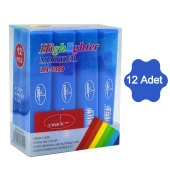 Gen-Of Fosforlu Kalem Neon LN-1029 Mavi 12 Adet thumbnail 2