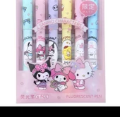 Kawai Sanrio  Karakterler Fosforlu Kalem 6 lı - 5