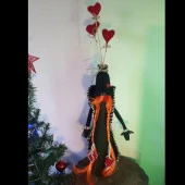 Himarry Şans cücesi 60 cm kızıl saçlı kız hediyelik thumbnail 3