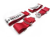 Bride 4 Noktalı Emniyet Kemeri Kırmızı thumbnail 2