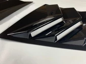 Ford Mustang 2015-2020 Kelebek Cam Kaplama - Piano Black - 2