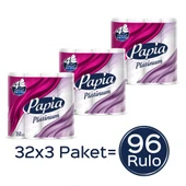 Papia Platinum Tuvalet Kağıdı 96 Rulo (32 Rulo X 3 Paket) - 2
