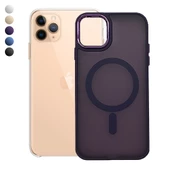 iPhone 11 Pro Max Kılıf FreyaX Seri Magsafe Özellikli Silikon Kapak - 1