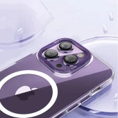 BİKAPAK MAGFIT IPHONE 15 PRO MAX MOR KAPAK - 2