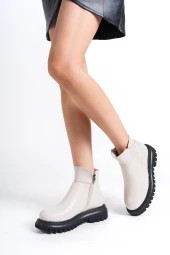 Lord Bej Mat Kalın Tabanlı Lastikli Günlük Bot - 3