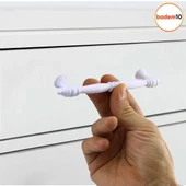 Petek Mobilya Mutfak Dolabı Ünite Çekmece Dolap Kulpları Düz Metal Kulp Kulbu Kulpu 128 Mm Beyaz thumbnail 5