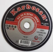 Karbosan Çelik Kesme Taşı 180 x 1,9 x 22 AA 36 T BF80 INOX - 1 Adet - 1