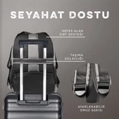 Vegmann Spectra 15,6 inç Notebook Uyumlu Mavi Laptop Sırt Çantası thumbnail 4