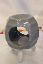 Buhardanlık Seramik Ahşap Ayaklı Buhurdanlık thumbnail 6