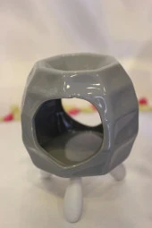 Buhardanlık Seramik Ahşap Ayaklı Buhurdanlık thumbnail 7