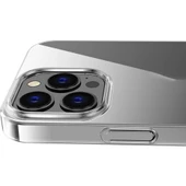 Logis Apple iPhone 15 Pro Şeffaf Kılıf Silikon Koruma - 2