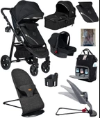 Dört Dörtlük Takım 8 In 1 Baby Home 940 Travel Sistem Bebek Arabası 370 Sallanır Ana Kucağı - 3