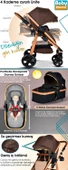 Dört Dörtlük Takım 8 In 1 Baby Home 940 Travel Sistem Bebek Arabası 370 Sallanır Ana Kucağı - 7