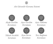 ALPEX 1000 watt ups (şebeke şarjlı) tam sinüs invertör - 4