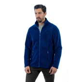 Şensel, Erkek Polar Mont, Saks Mavi -99E441- Cepli, Outdoor - 1