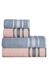 100 Pamuk 4lü Banyo Havlu Seti - 2