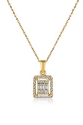 Baget Taşlı Kadın Kolye Pdmz11 - 1