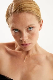 Yılan Detaylı Kadın Kolye Pdmz13 - 1