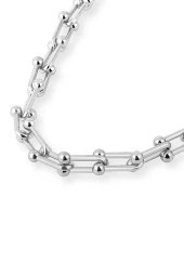 Tif Serisi Gümüş Renkli Tif Zincir Kadın Kolye Pdmk4 - 2