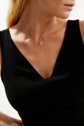 Parlak Kadın Kolye Pdmz07 - 4