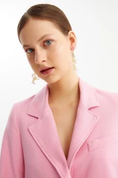 Limited Edition Kristal Boncuklu 100 El Yapımı Salkım Yaprak Küpe Pdmy39 - 4