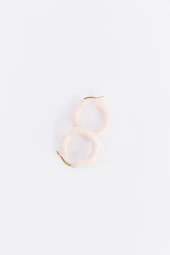 Limited Edition Pembe Halka Denim Küpe Pdmy34 - 4