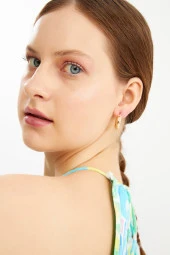 Limited Edition Halka Small Rose Gold Küpe Pdmy28 - 2