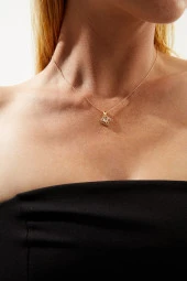 Baget Taşlı Kadın Kolye Pdmz12 - 4