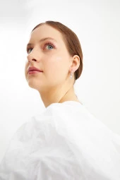 Limited Edition Shakira Salsa Serisi Çelik Gümüş Taşlı Küpe Pdmy20 - 1