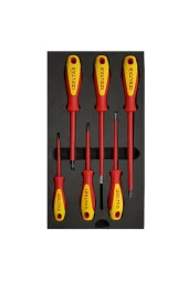 İzeltaş 4140009106 1000V Izoleli Elektrikçi Tornavida Seti 6 Parça - 1