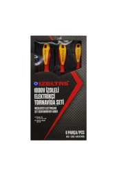İzeltaş 4140009106 1000V Izoleli Elektrikçi Tornavida Seti 6 Parça - 2