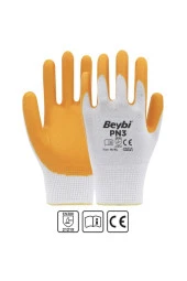 Pn3 Nitril Eldiven Beyaz Sarı No:10 "60 Çift" - 1