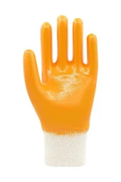 Beybi K40 Sarı Nitril Kaplı Pamuk Ve Polyester Örgü Iş Eldiveni 10 Beden 12 Çift - 2