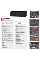 RİCO 025-TA0024 6 ÇEKMECELİ TAKIM ARABASI 285 PARÇA - 2