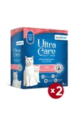 Ultra Care Series Küçük ve Yavru Kediler İçin Topaklanan İnce Taneli Kedi Kumu 8Lx2 thumbnail 1