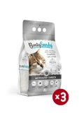 BentySandy Aktif Karbonlu Topaklanan İnce Taneli Kedi Kumu 5Lx3 - 1