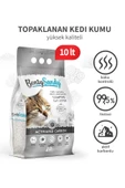 BentySandy Aktif Karbonlu Topaklanan İnce Taneli Kedi Kumu 10L thumbnail 1