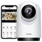 Tecno TH300 3MP 2K Ultra HD 360° Kablosuz Wifi Kamerası - 6