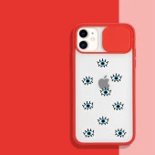 iPhone 11 Nazar Gözler Desenli Kamera Korumalı Telefon Kılıfı - 4