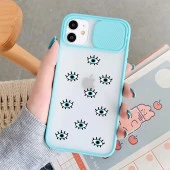 iPhone 11 Nazar Gözler Desenli Kamera Korumalı Telefon Kılıfı - 5