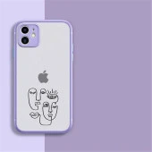 iPhone 11 Kamera Korumalı Penguen ve Ayıcık Desenli Telefon Kılıfı thumbnail 9