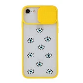 iPhone 7 Nazar Gözler Kamera Korumalı Telefon Kılıfı thumbnail 3