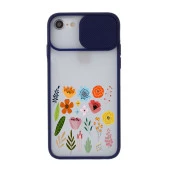 Renkli Bahçe Tasarımlı iPhone 7 Kamera Korumalı Telefon Kılıfı thumbnail 4